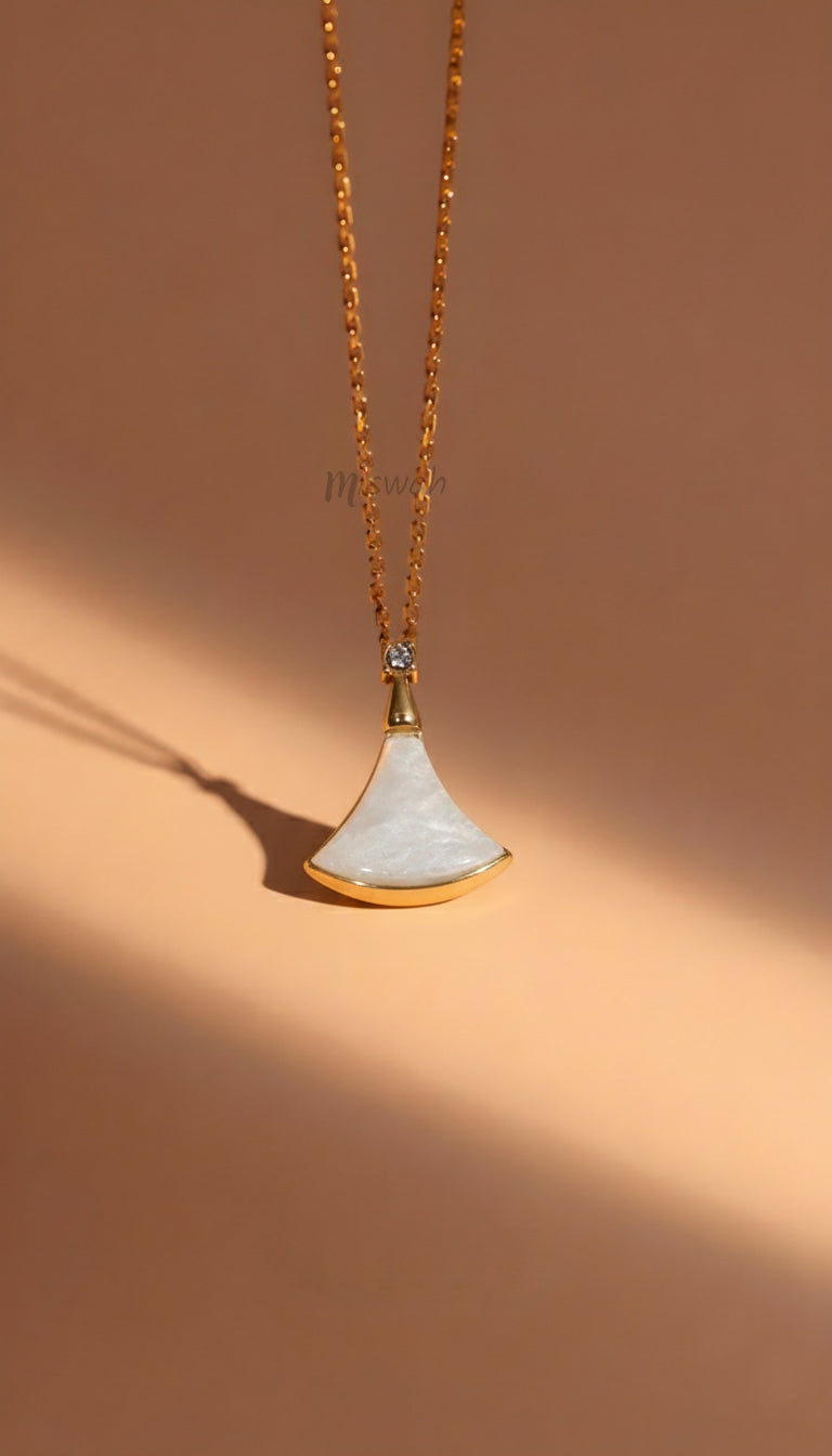 Vintage Silver Medallion Floral Charm Statement Necklace