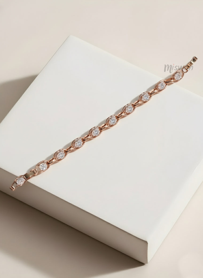 Selene Pearlescent Teardrop Snake Chain Necklace