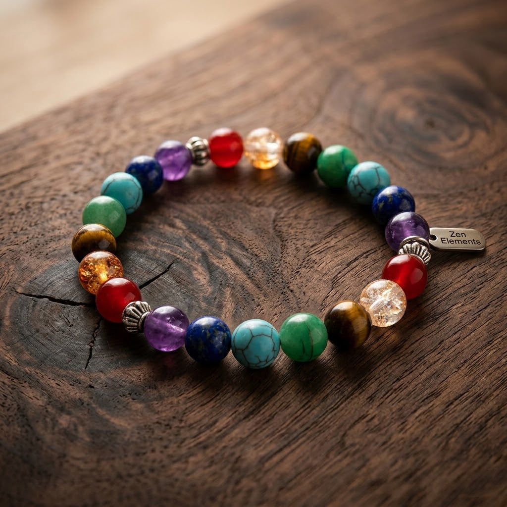 7 Chakra Healing Crystal Bracelet
