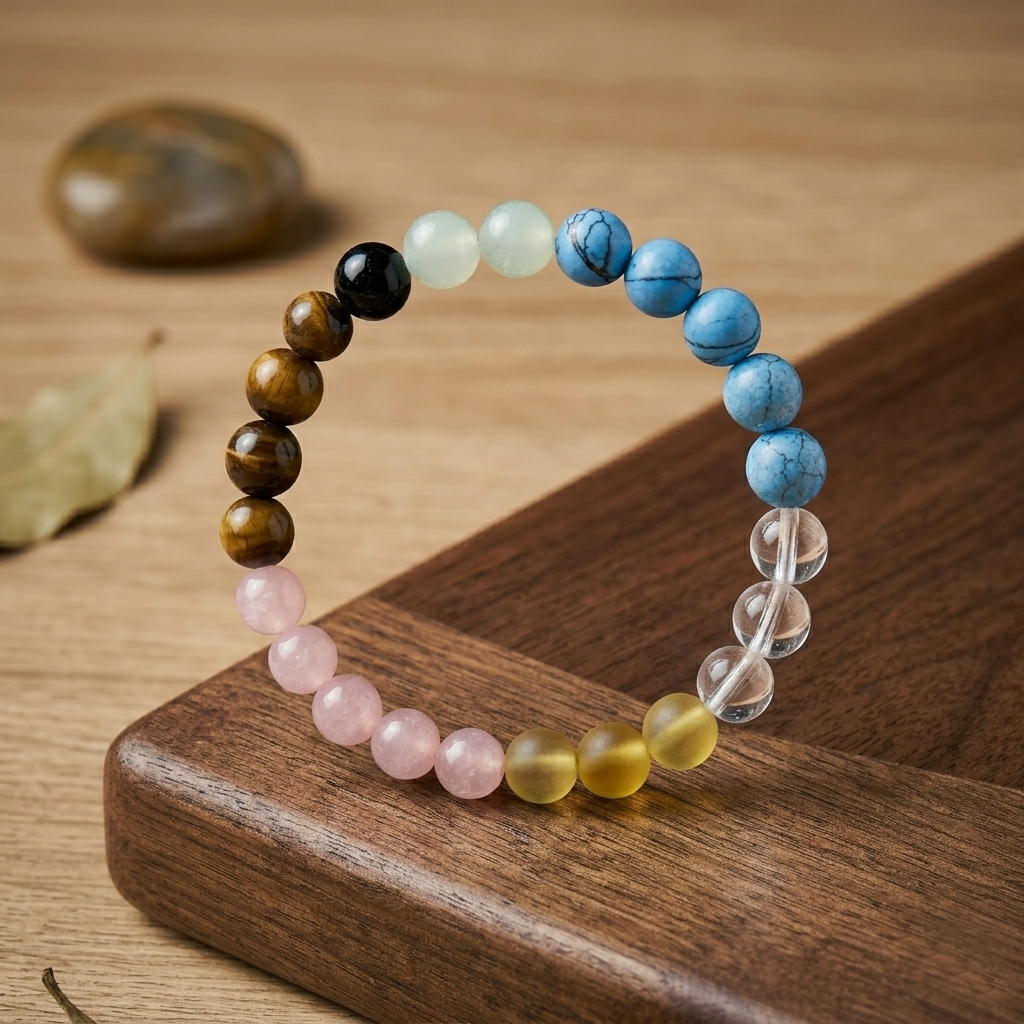 Natural Stone Chakra Bracelet
