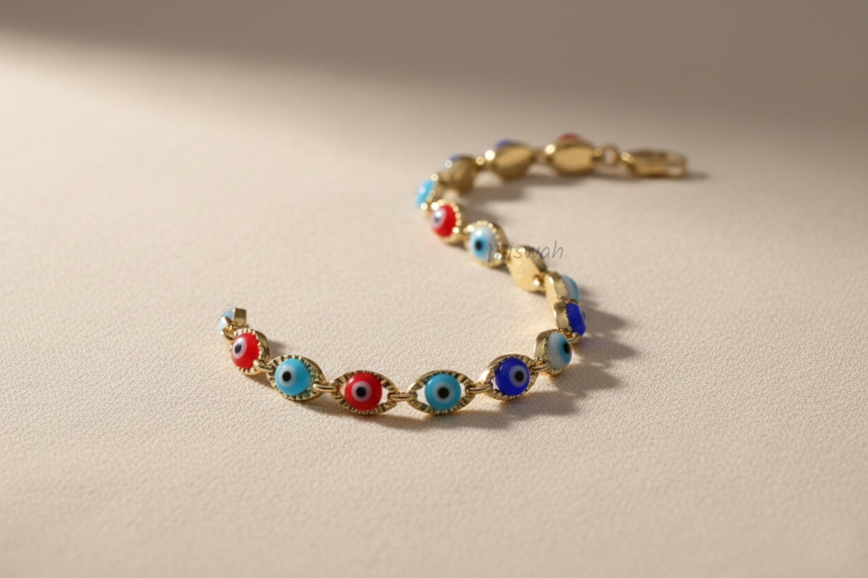 Vibrant Nazar Protection Bracelet