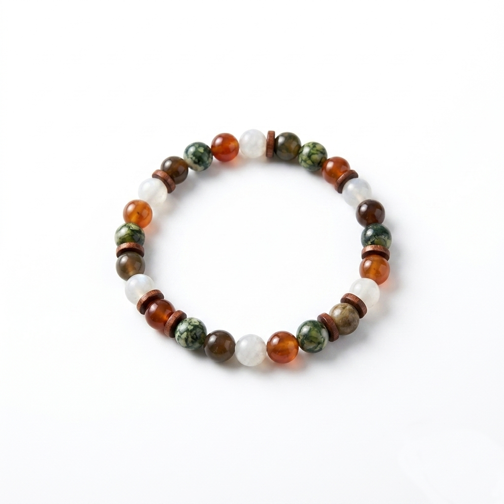 Earth Tone Gemstone Bracelet