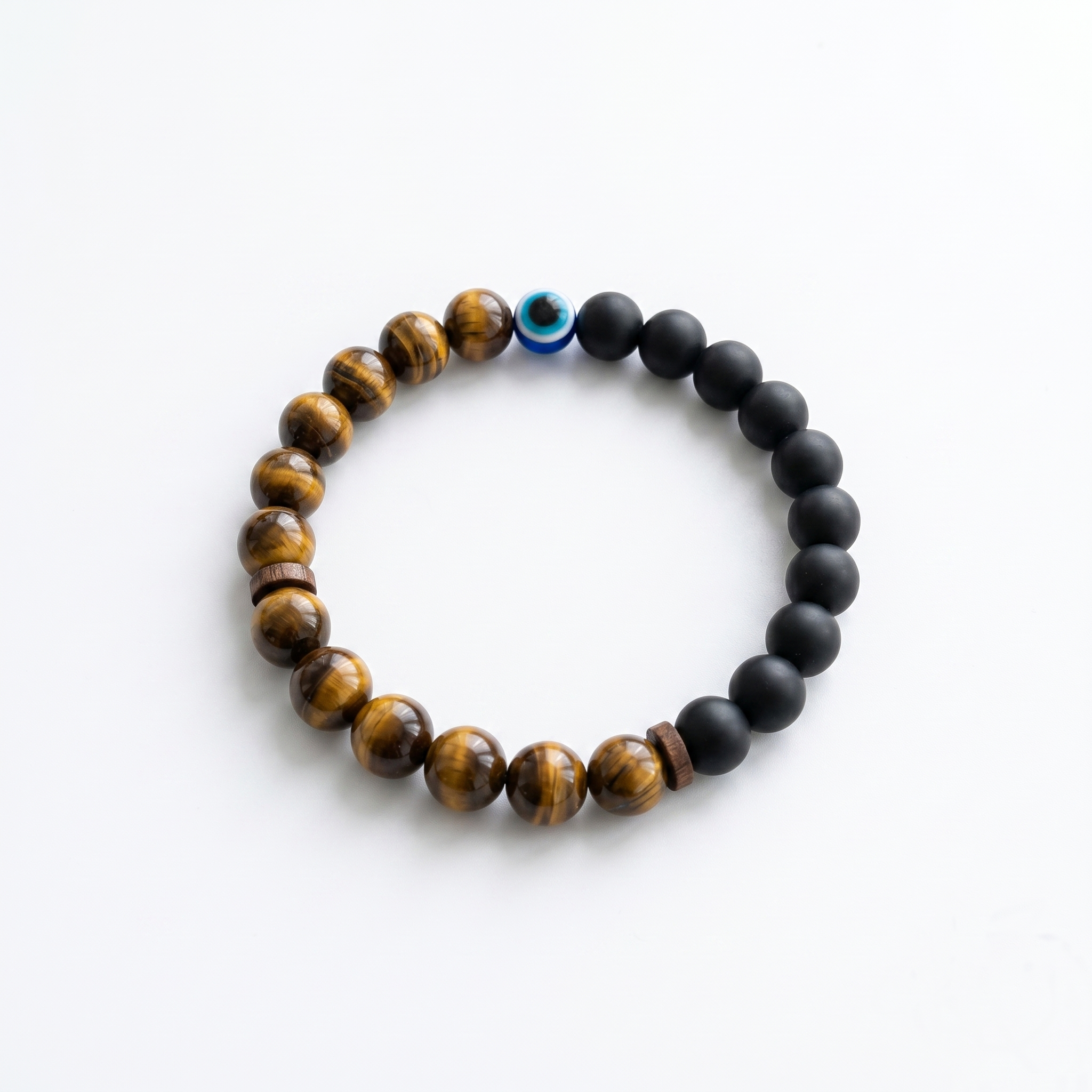 Tiger Eye Evil Eye Bracelet