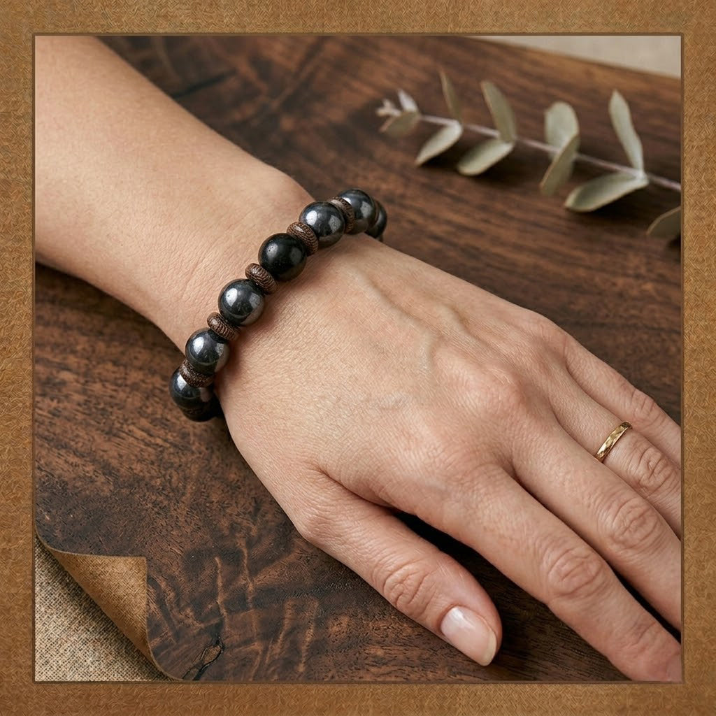 Natural Hematite Bracelet