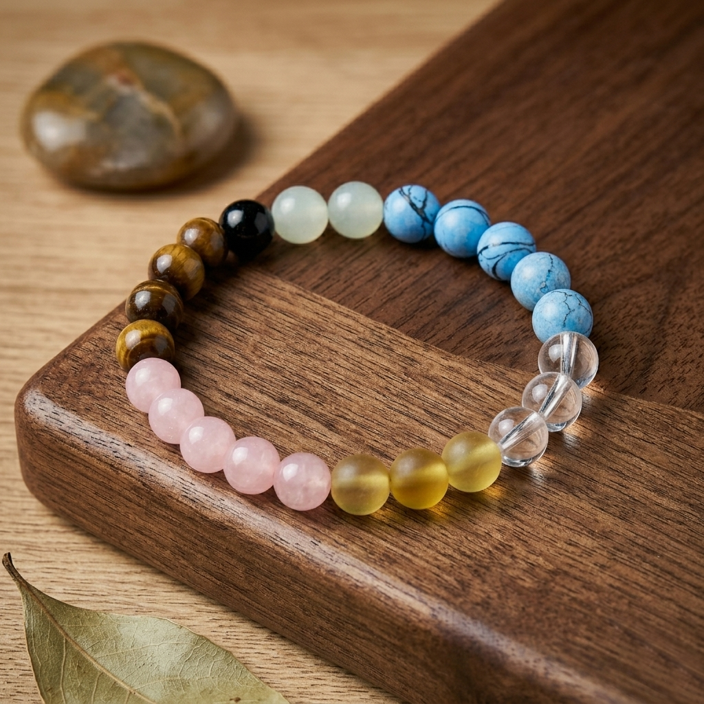 Natural Stone Chakra Bracelet