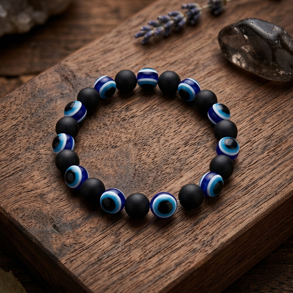 Blue Evil Eye Protection Bracelet