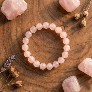 Rose Quartz Crystal Bracelet