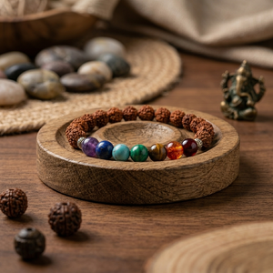 7 Chakra Rudraksha Bracelet