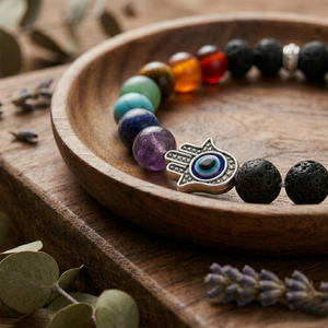 Natural 7 Chakra Protection Energy Bracelet