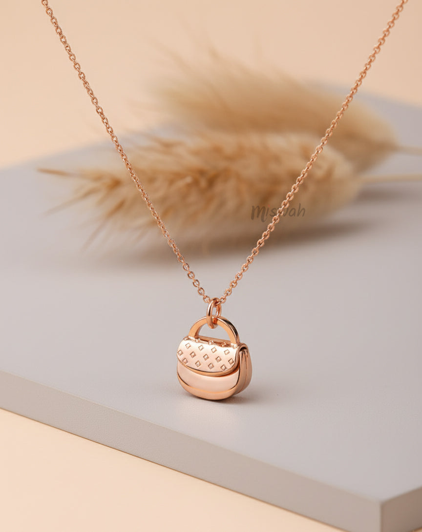 Mini Handbag Pendant Necklace