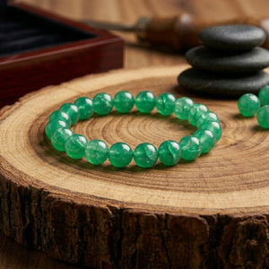 Natural Green Aventurine Beaded Bracelet