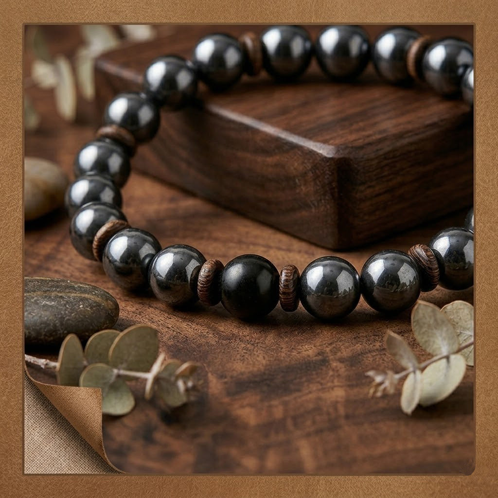 Natural Hematite Bracelet