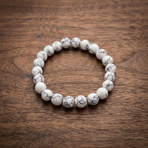 Natural Howlite Stone Bracelet