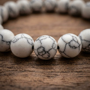 Natural Howlite Stone Bracelet