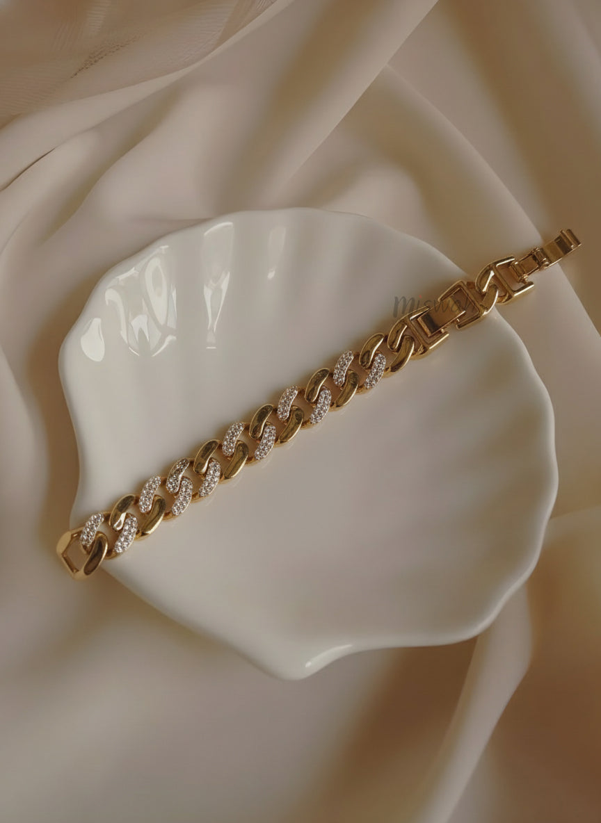 Bold Statement Gold Chain Bracelet