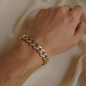 The Iced Out Cuban Link Bracelet: Timeless Style, Unrivaled Shine