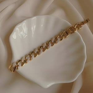 The Iced Out Cuban Link Bracelet: Timeless Style, Unrivaled Shine
