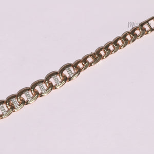 'The Luxe Link' Pave Diamond-Accent Curb Chain Bracelet