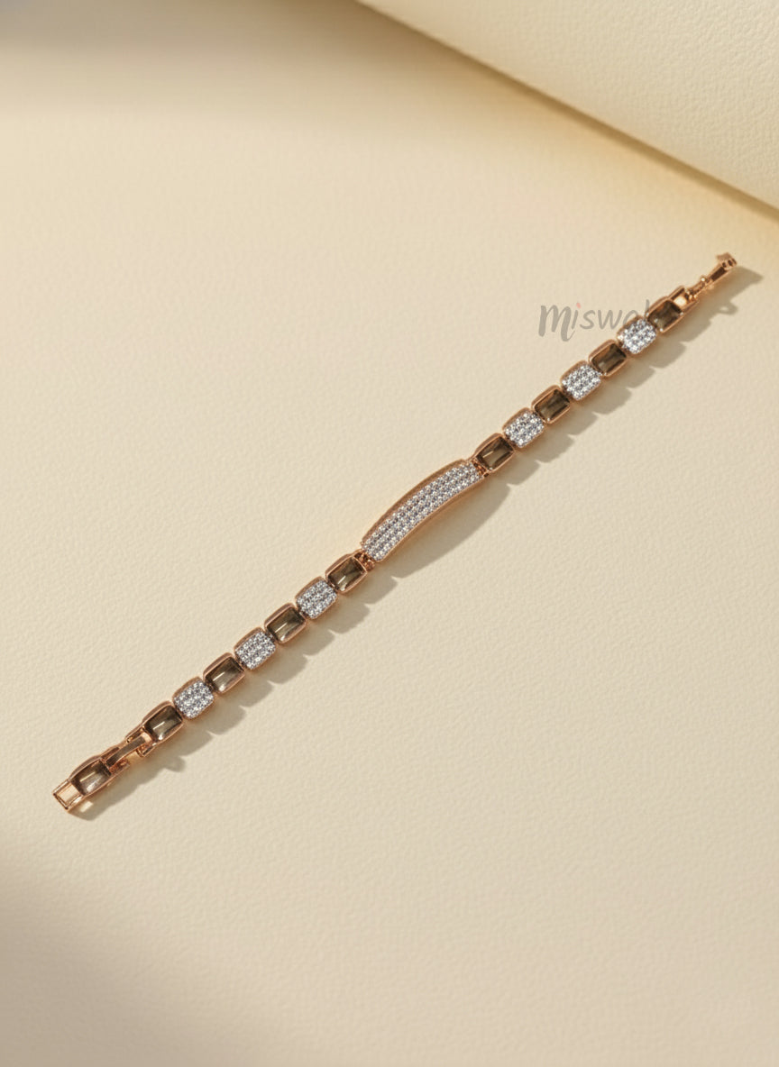 Elegant Rose Gold Magnetic Bracelet