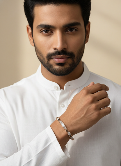 Elegant Rose Gold Magnetic Bracelet