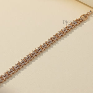Elegant Dual-Row Sparkle Bracelet