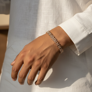 Elegant Dual-Row Sparkle Bracelet