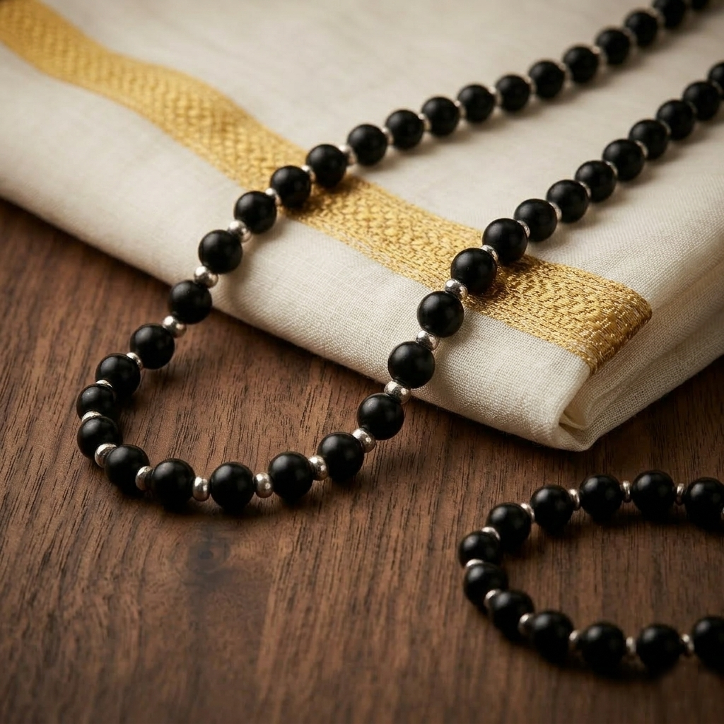 Karungali Mala & Bracelet Combo