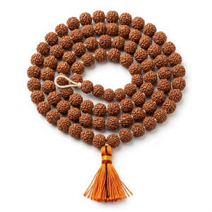 Natural Rudraksha Mala Bracelet