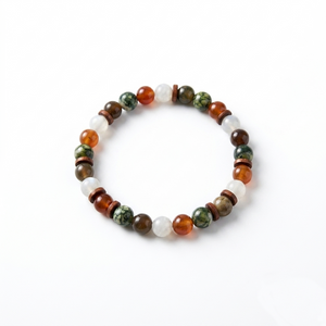 Earth Tone Gemstone Bracelet