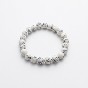 Natural Howlite Stone Bracelet