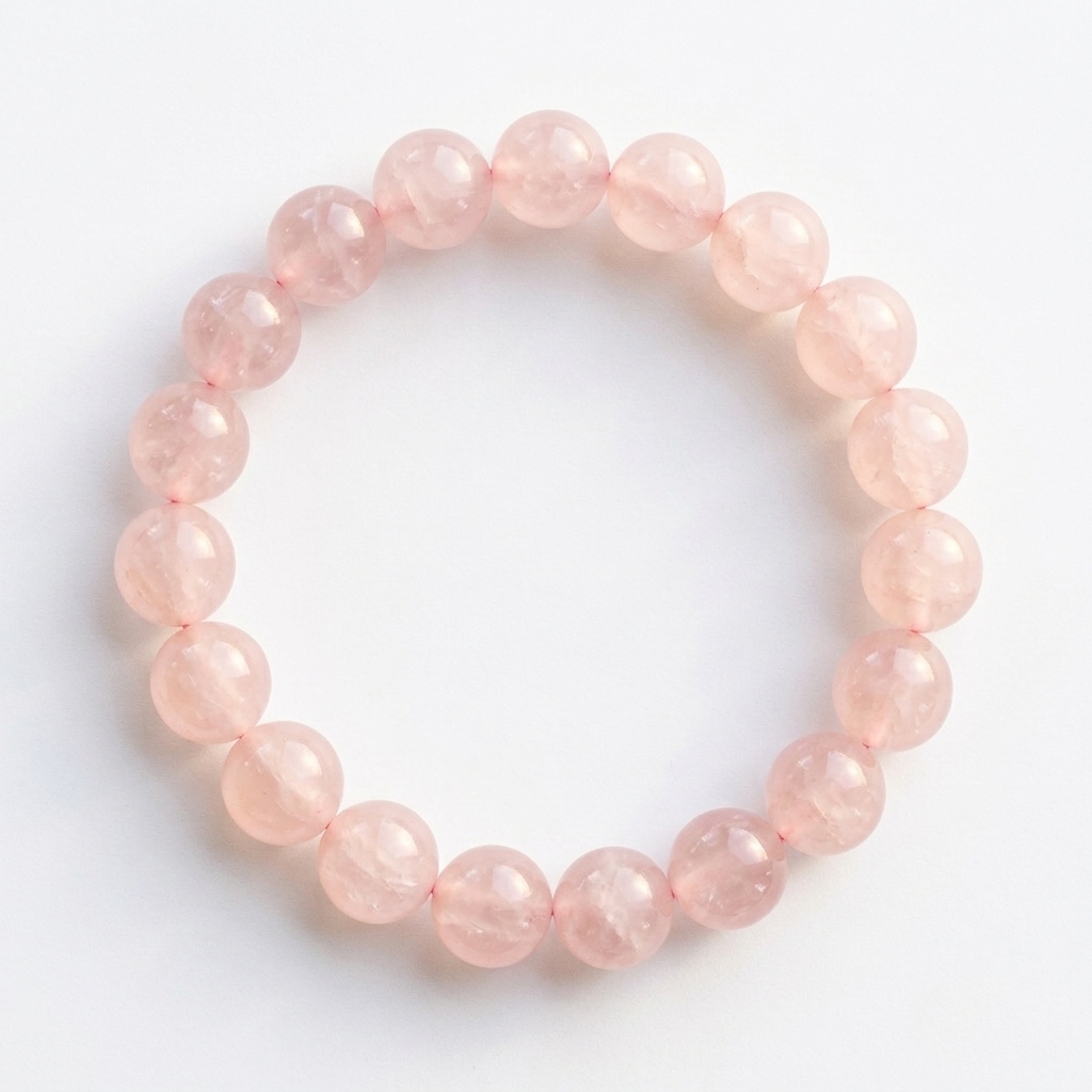 Rose Quartz Crystal Bracelet