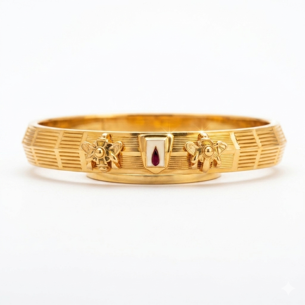 The Sovereign Bee Gold-Tone Cuff