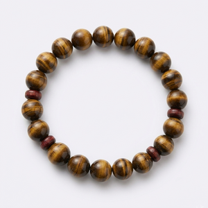 Natural Tiger Eye Beaded Bracelet