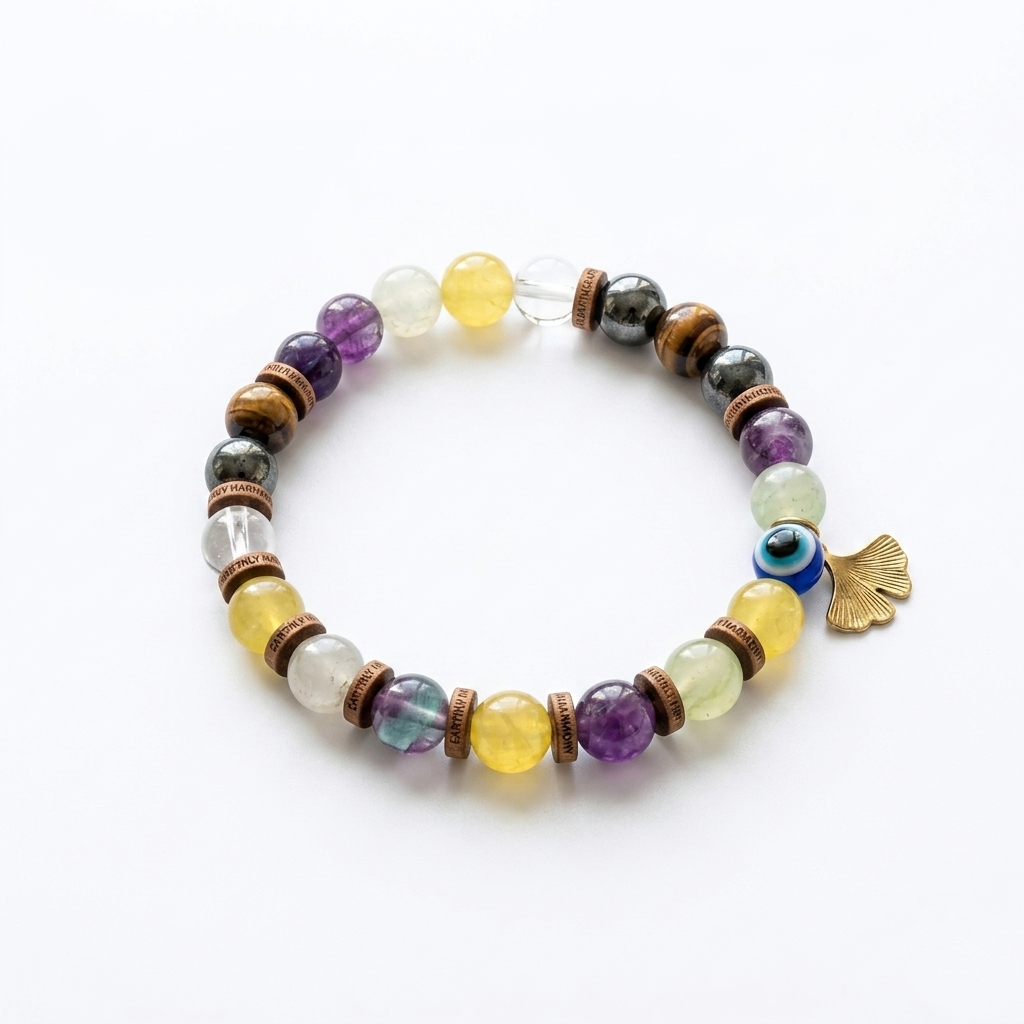 Natural Gemstone Beaded Bracelet