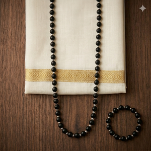 Karungali Mala & Bracelet Combo