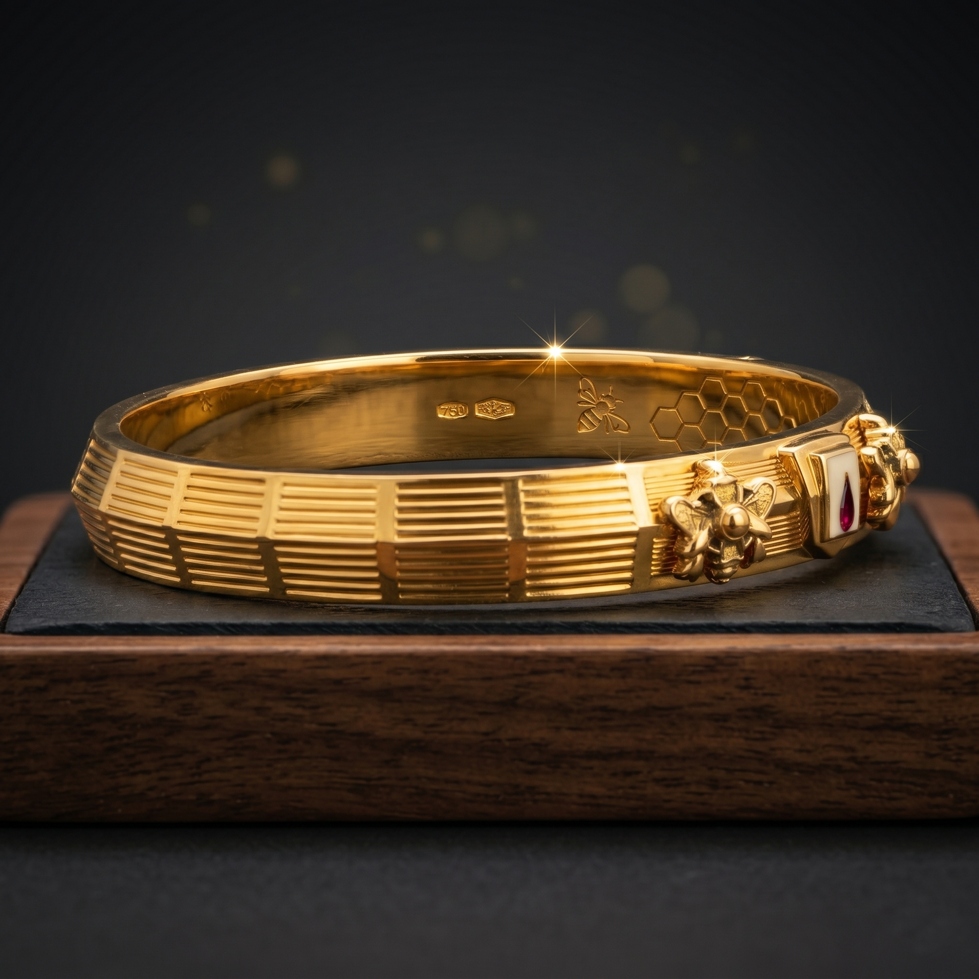 The Sovereign Bee Gold-Tone Cuff