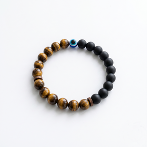 Tiger Eye Evil Eye Bracelet