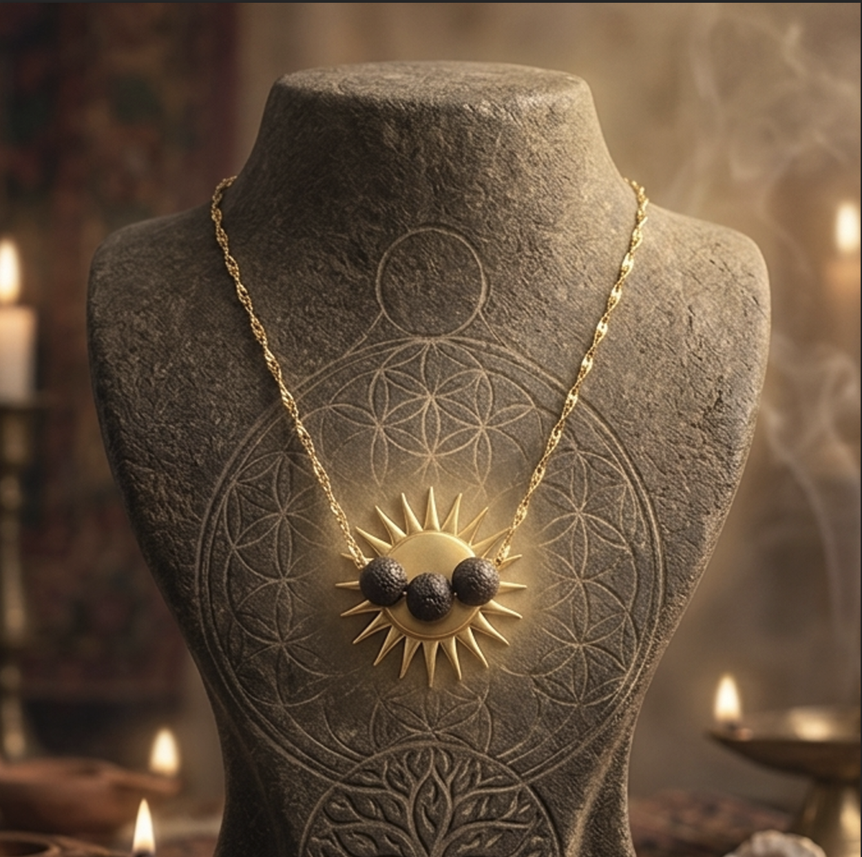 KARUNGALI 3 BEADS- DEVOTIONAL,SPRITUAL,POSSITIVE