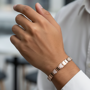 The Modern Pave Block Bracelet