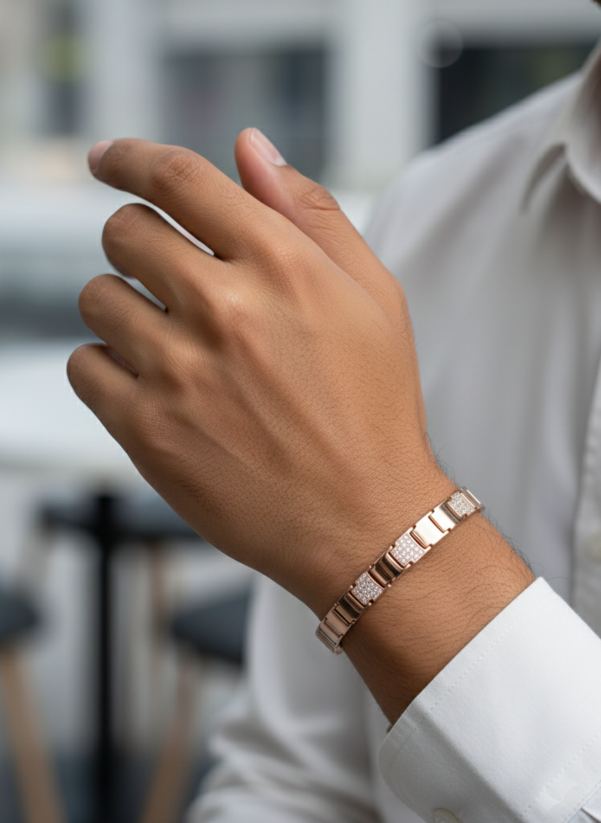 The Modern Pave Block Bracelet