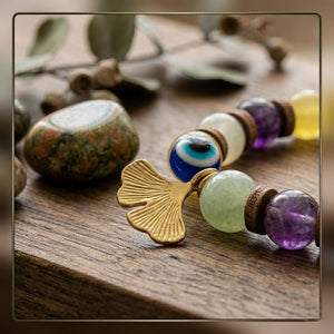 Natural Gemstone Beaded Bracelet